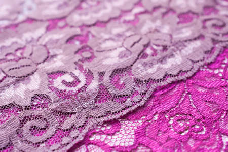 a background image of lace clothの写真素材