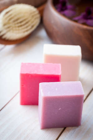 Set for care of a body, spa setの写真素材