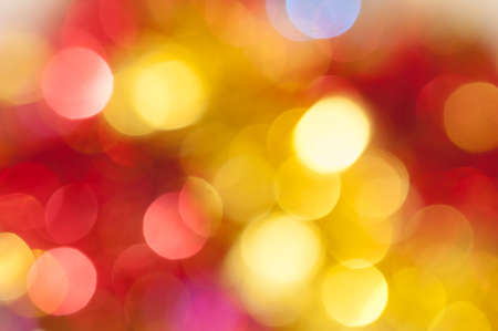 Abstract circular bokeh background of Christmaslightの写真素材
