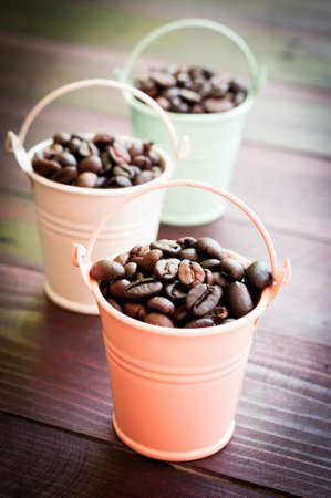 Studio Shot of Coffee Beansの写真素材