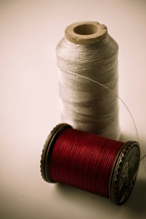threads, still life tone