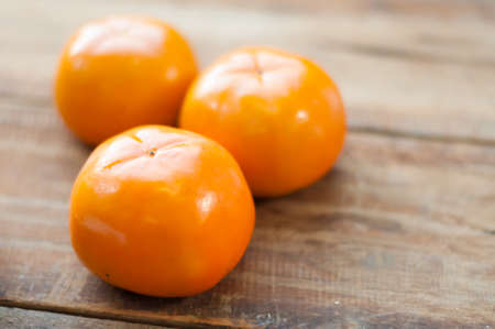 Persimmon fruit isolated on white background