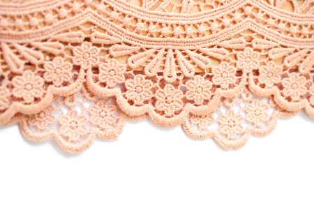 a background image of lace clothの写真素材