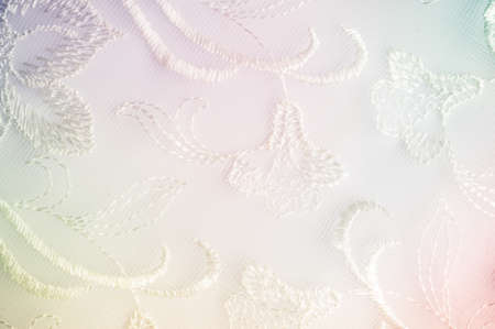 a background image of lace clothの写真素材