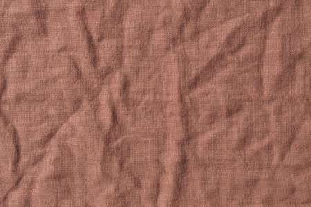 brown fabric background with textureの写真素材