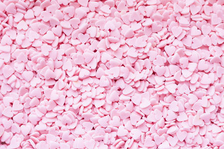 Sugar sprinkle dots, decoration for cake and bakeryの写真素材