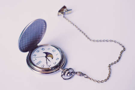 Vintage old pocket watchの写真素材