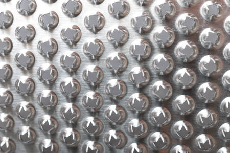 stainless steel grater textureの写真素材