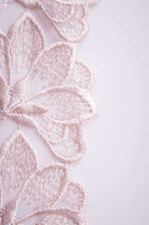 Old lace texture backgroundの写真素材