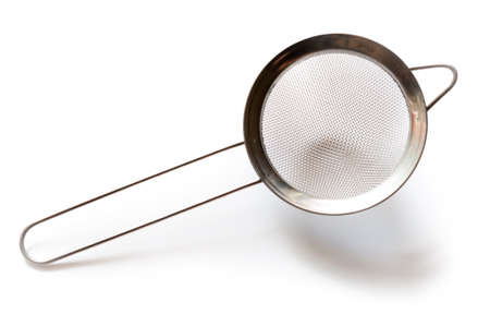 Strainer isolated on White Backgroundの写真素材