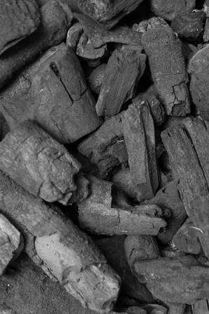 Coal background in dark toneの写真素材