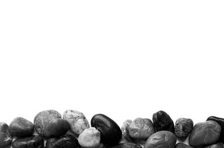 Stone isolated on white backgroundの写真素材