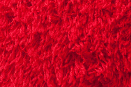 Red wool texture backgroundの写真素材