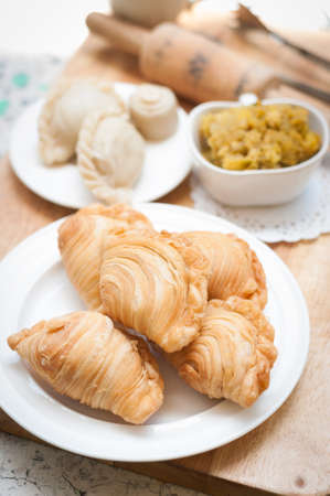 Curry Puff pastryの写真素材