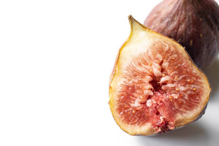 Figs isolated on white backgroundの写真素材