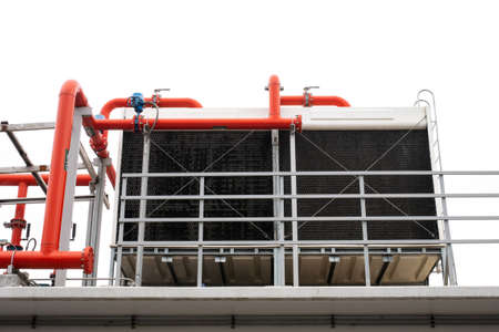 air compressor and piping system for factory