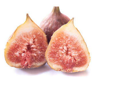 Figs isolated on white backgroundの写真素材