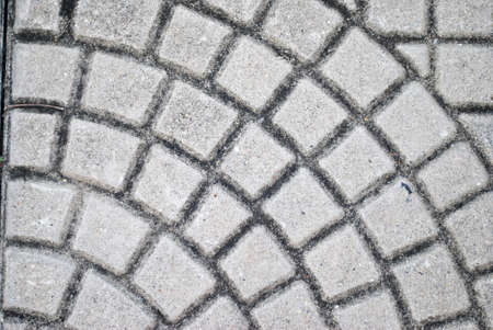 Detail of a paving surface material tilesの写真素材