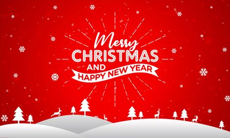 Happy Christmas Sale Offers Banner Designのイラスト素材