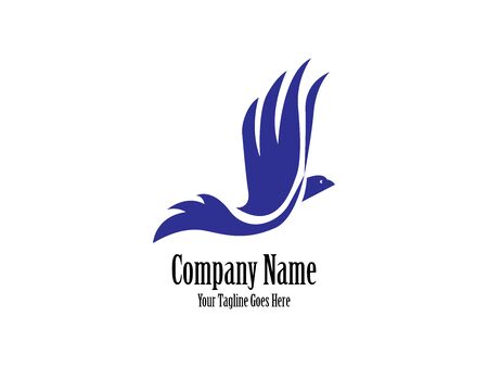Beautiful bird design template for business companiesのイラスト素材