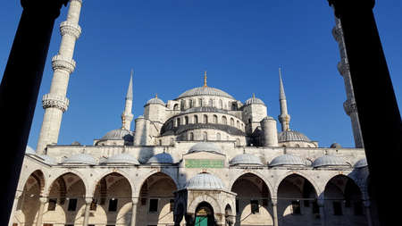 Istanbul, Turkey, July 30, 2017: The blue mosque or Sultan Ahmed Mosqueのeditorial素材