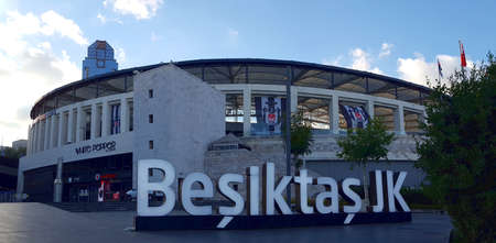 ISTANBUL, TURKEY - JULY 31, 2017:  Vodafone  Arena, home stadium to Besiktas soccer teamのeditorial素材
