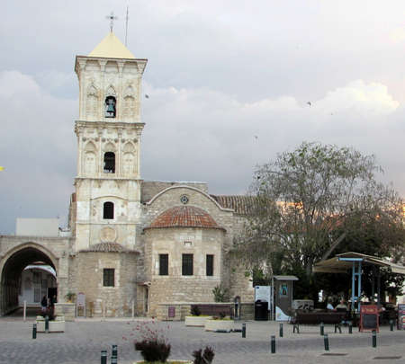Larnaca, Cyprus - Jun 7, 2014: Orthodox Church of Saint Lazarus in Larnacaのeditorial素材