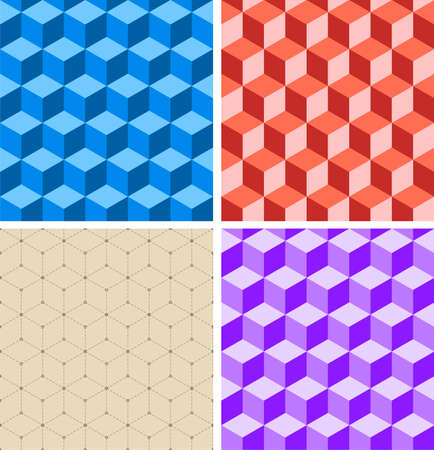 geometric background - bricks. vector illustrationのイラスト素材