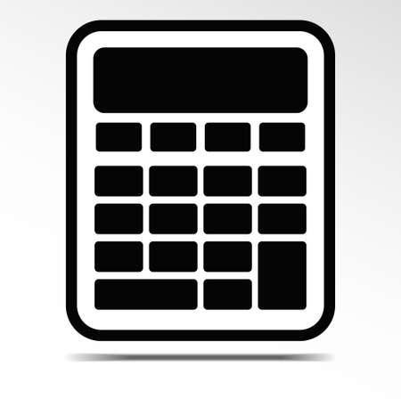 Calculator. Vector illustration, fully editable, you can change form and colorのイラスト素材