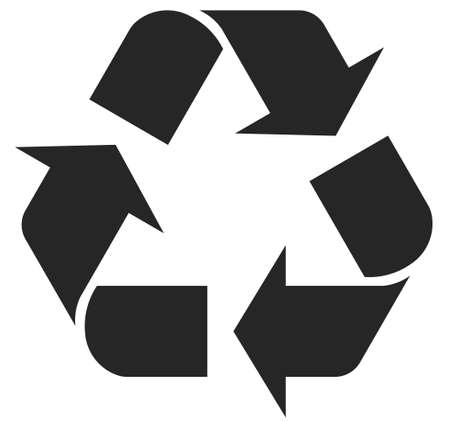 recycle symbols - vector illustration fully editable, you can change form and colorのイラスト素材