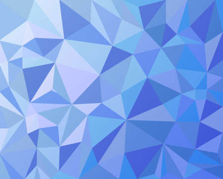 blue triangles - geometric background .vector illustration, fully editable, you can change form and colorのイラスト素材