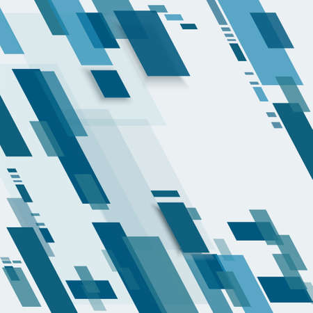 Abstract geometric background. Transparent blue lines - vectorのイラスト素材