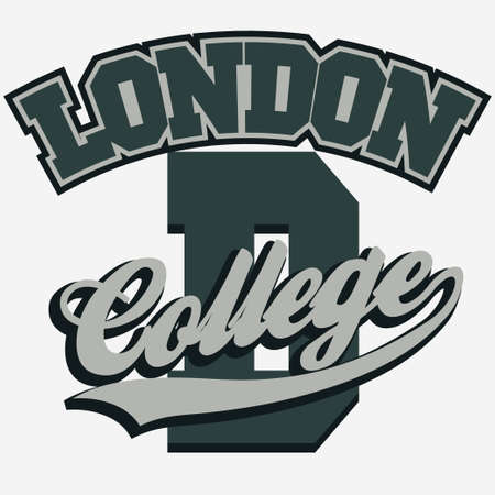 Fashion Typography Graphics. Sport T-shirt Design. Vectorのイラスト素材