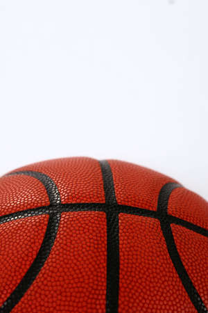 basketball, basket ball against white background with space for textの写真素材