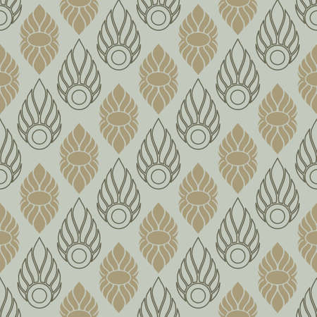 Arabic seamless pattern. Abstract texture, floral wallpaper backgroundのイラスト素材