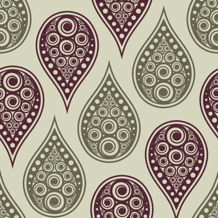 Arabic seamless pattern, floral background. Henna design.  Abstract texture Vectorのイラスト素材