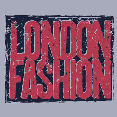 London city Typography Graphics, T-shirt design, vintage tee print stamp the capital of England illustrationのイラスト素材