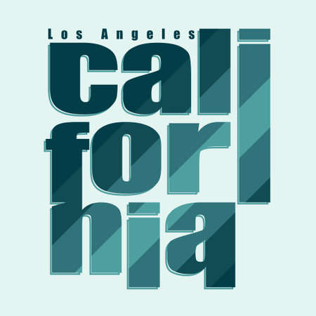 Los Angeles Athletics typography stamp, California t-shirt vector emblem graphics, vintage sport wear tee print designのイラスト素材