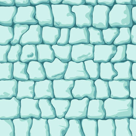 ice brick seamless patternのイラスト素材