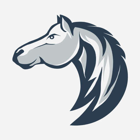Horse head vectorのイラスト素材