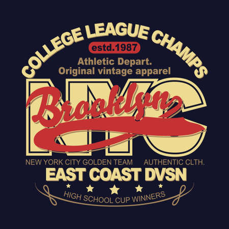 Sport t-shirt graphicsのイラスト素材