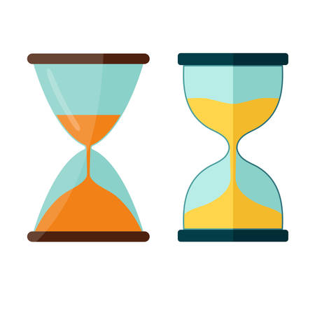 Hourglass icon, Transparent sandglass vectorの写真素材