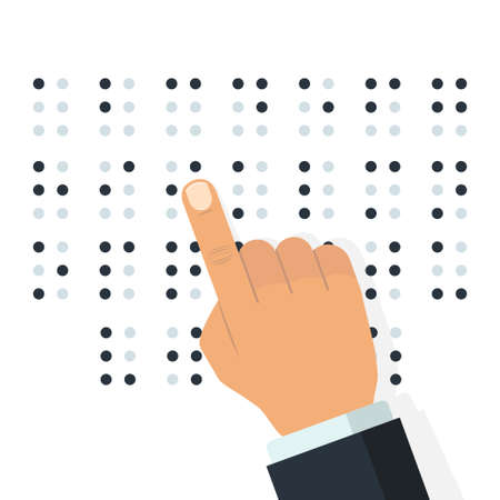 English Braille alphabet. Vectorのイラスト素材
