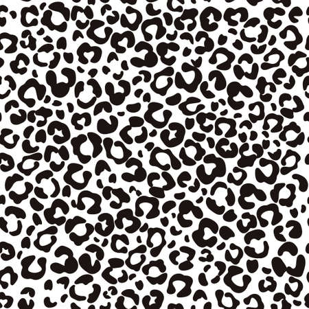 Leopard skin seamless pattern. Cheetah Jaguar animal texture background. Vectorのイラスト素材