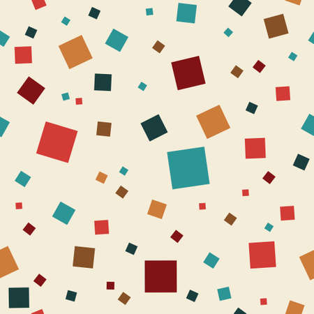 Abstract Seamless Squares Background, texture with squares. Vectorのイラスト素材
