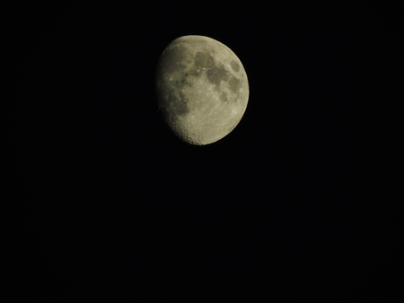 Almost Full Moonの写真素材