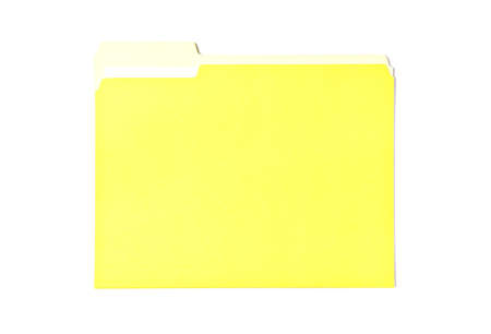 Yellow Folderの写真素材