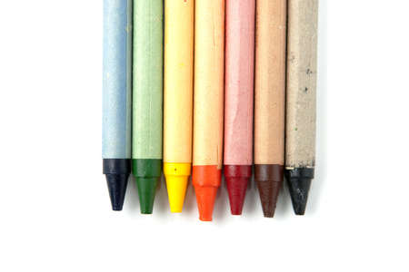 Rainbow of Crayonsの写真素材