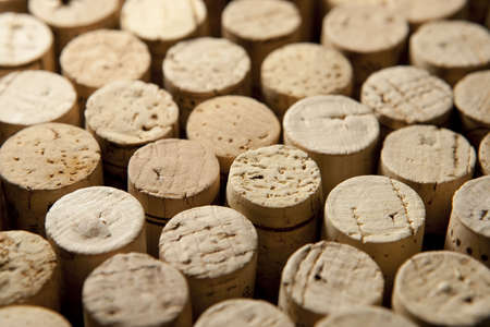 Top View of Wine Corks