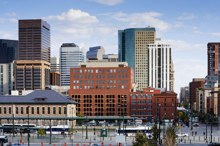 Denver Skyline From 16th Street